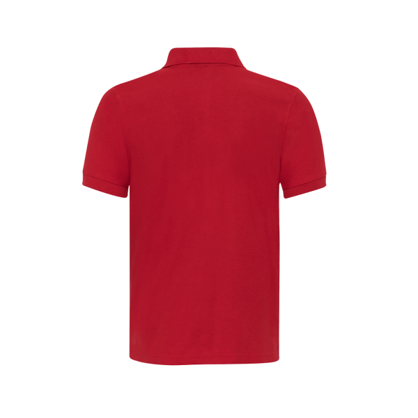 Red P500 Short Sleeve Polo Shirt For Men